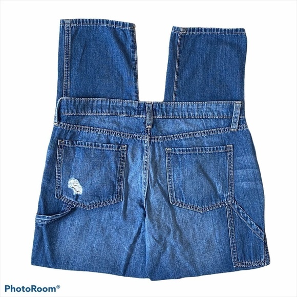 GAP (Fall 2017) Carpenter Jean Distressed High Rise Women 28R - Picture 4 of 11